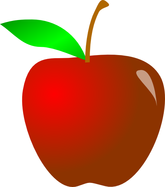 Red Apple Illustration PNG image