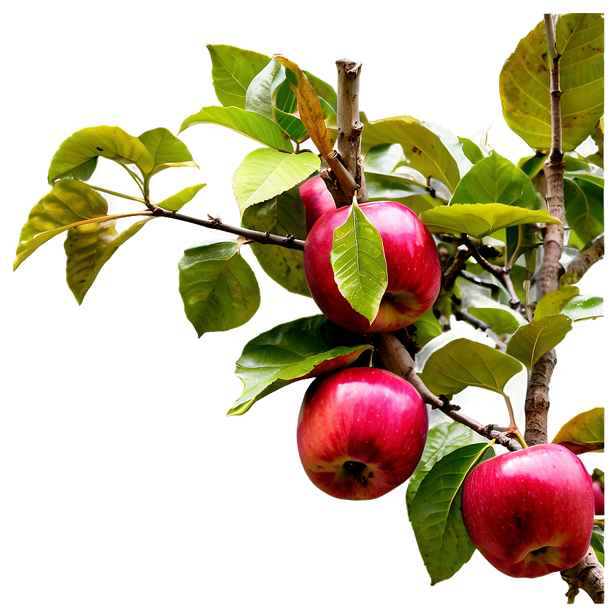 Red Apple Orchard Png Mot PNG image