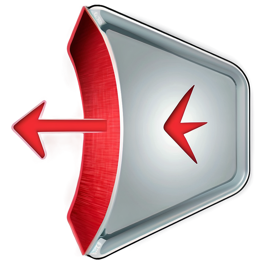Red Arrow For Alerts Png 23 PNG image