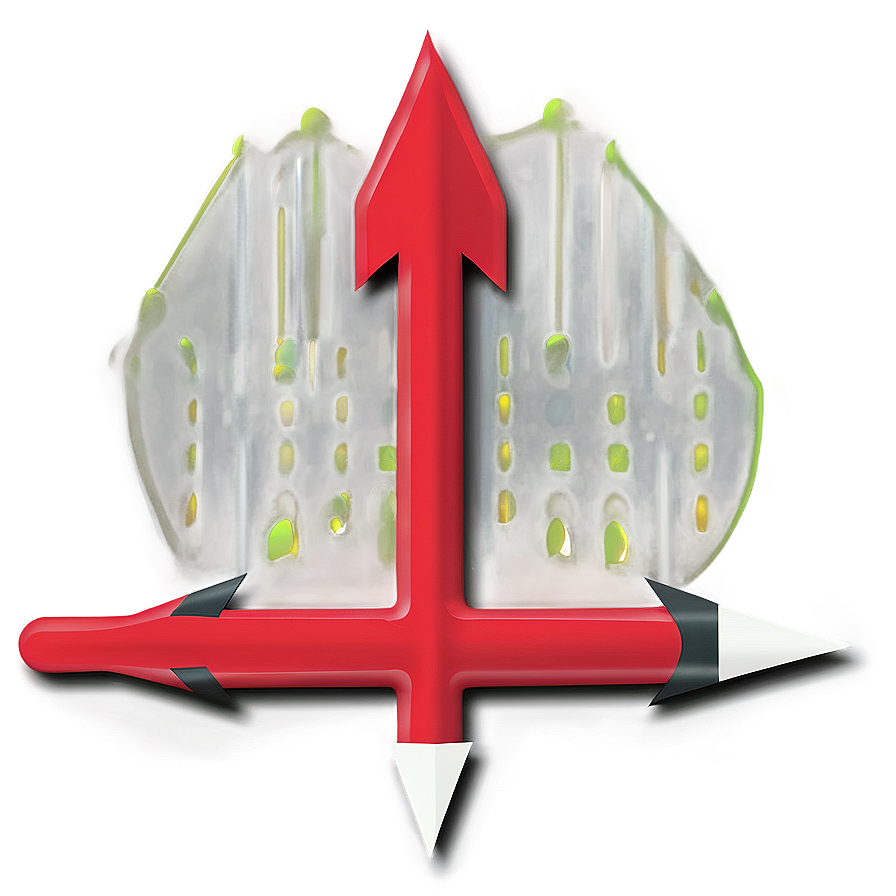 Red Arrow Sticker Png Avc52 PNG image