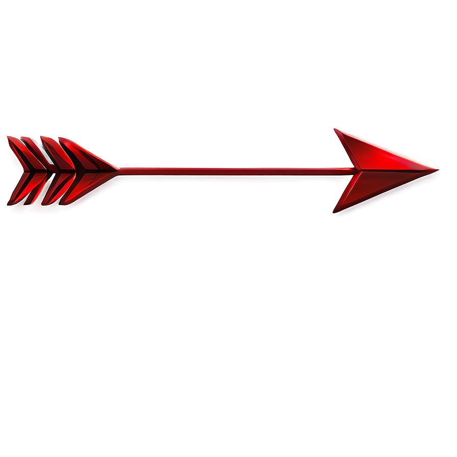 Red Arrow Transparent Art Png Tbj42 PNG image