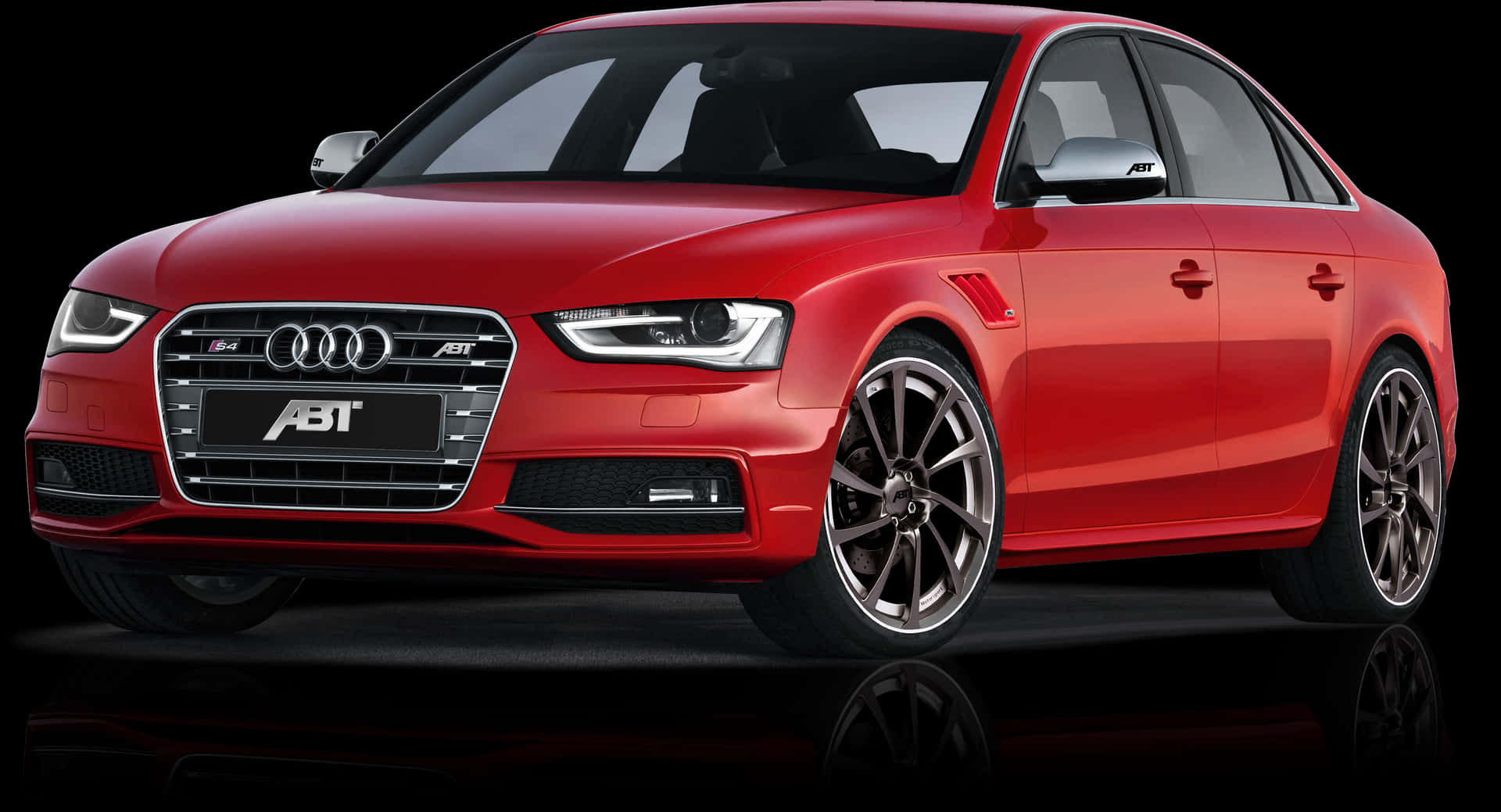Red Audi S4 A B T Sportsline PNG image