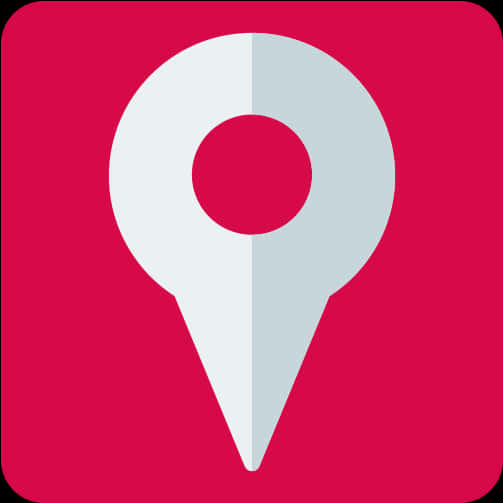 Red Background Location Icon PNG image