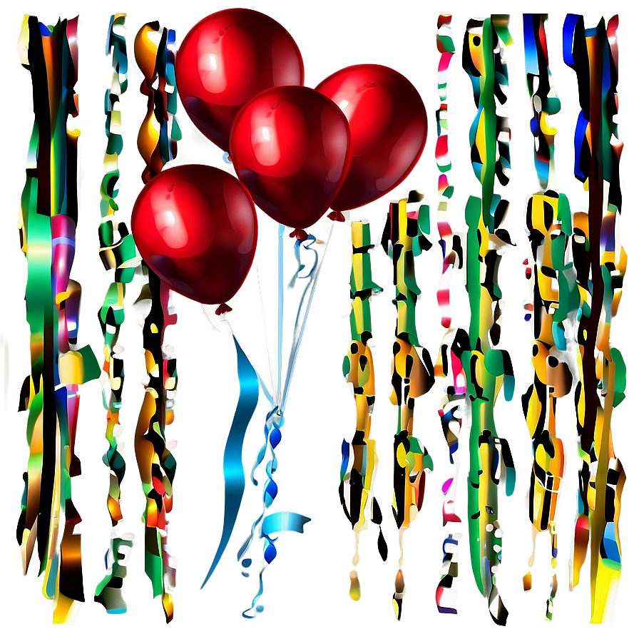 Red Balloons For Celebration Png Wdv34 PNG image