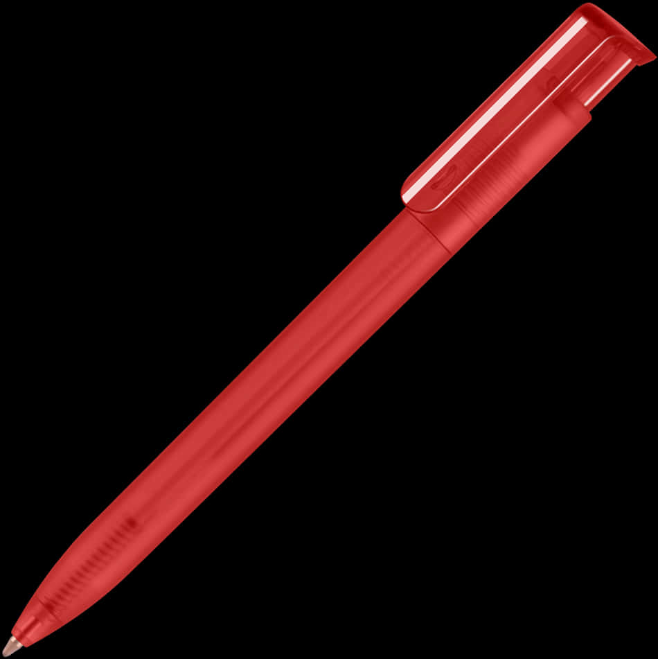 Red Ballpoint Pen PNG image