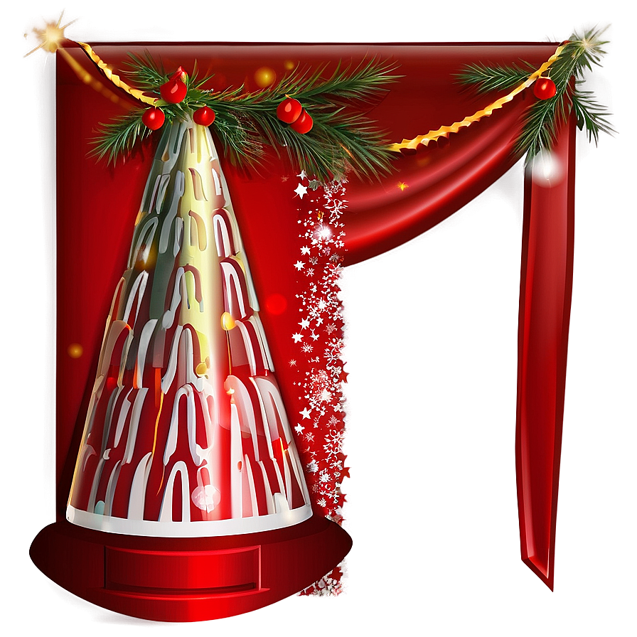 Red Banner For Christmas Png 58 PNG image