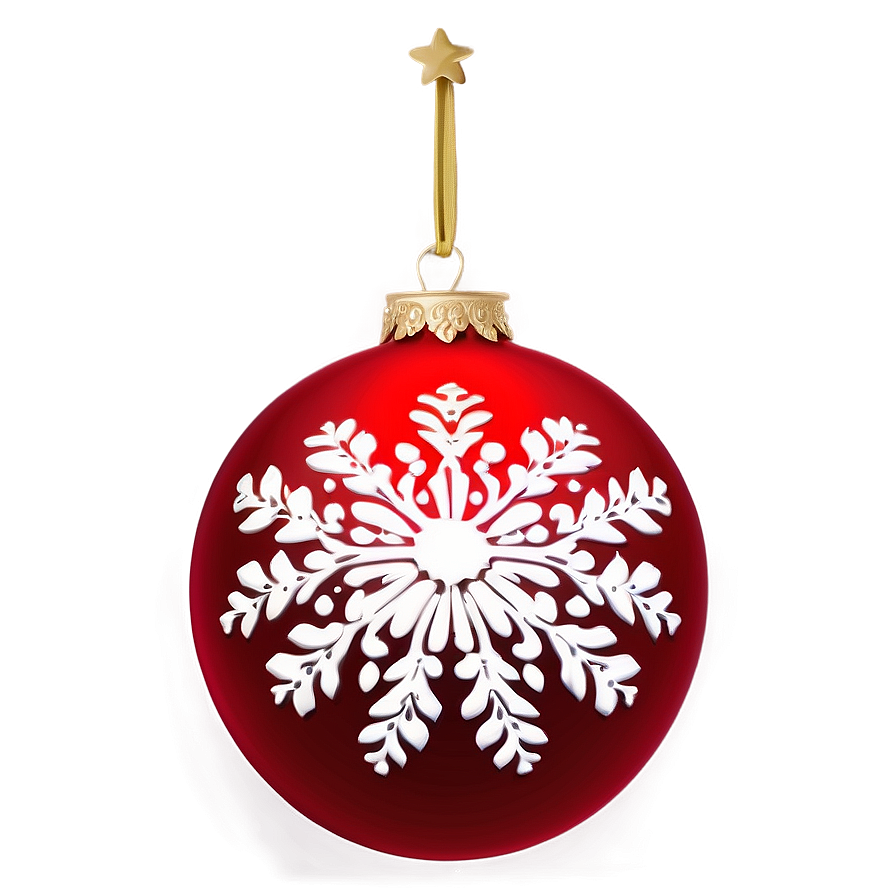 Red Bauble Ornament Png 87 PNG image