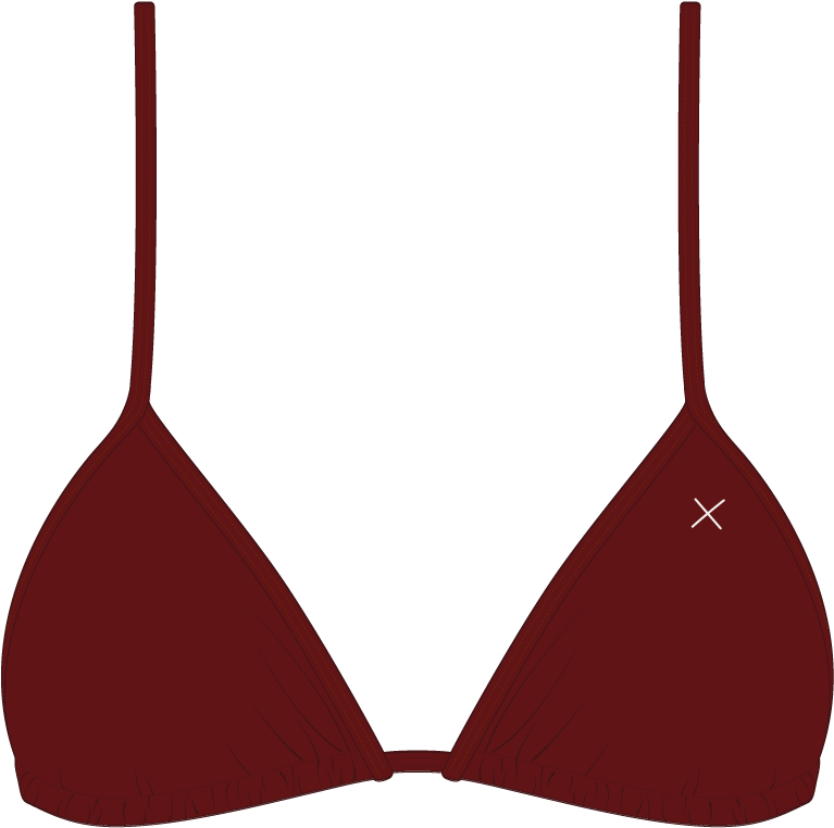 Red Bikini Top Graphic PNG image