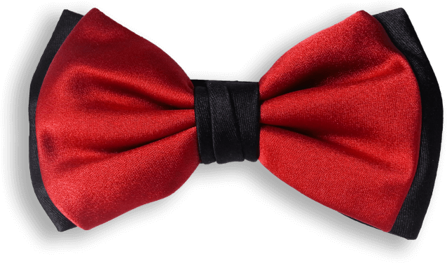 Red Black Bow Tie Formal Accessory PNG image