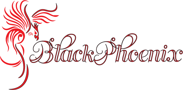 Red Black Phoenix Logo PNG image