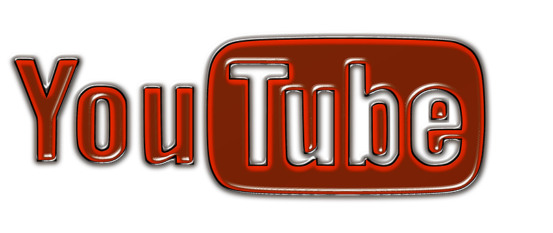 Red Black You Tube Logo PNG image