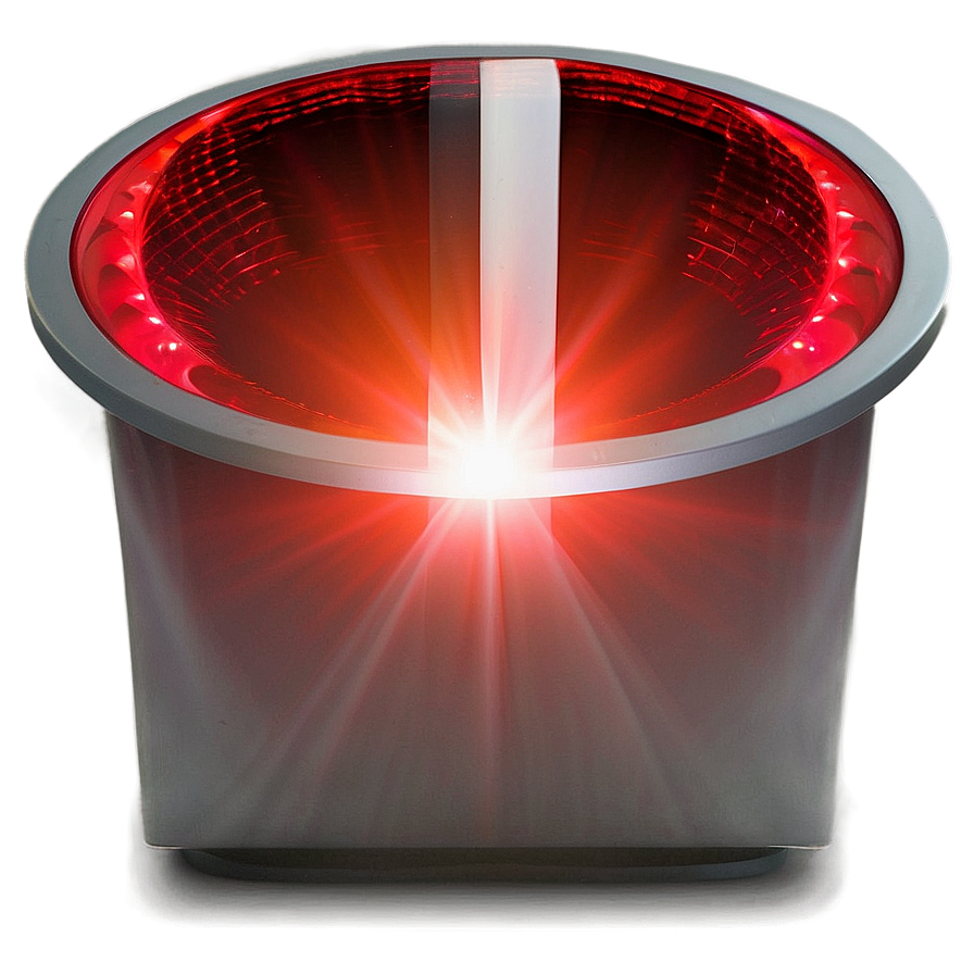 Red Blinding Lens Flare Png 06122024 PNG image