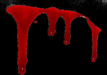 Red Blood Dripping Graphic PNG image