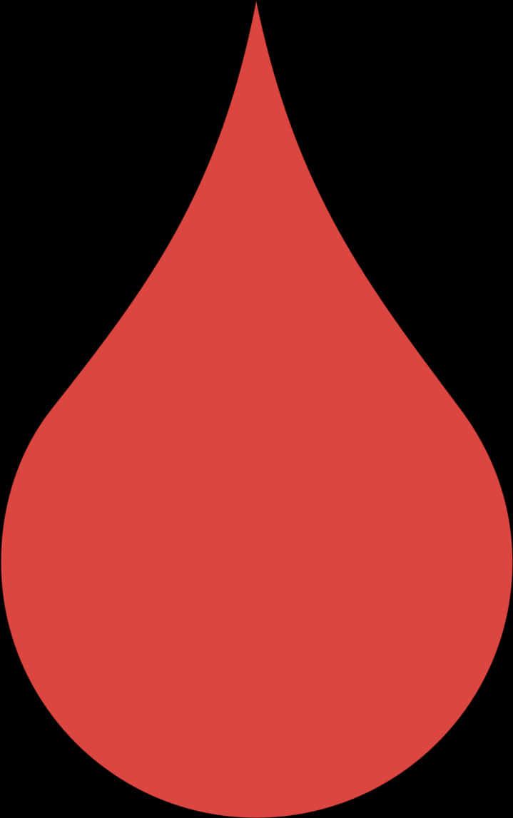 Red Blood Drop Graphic PNG image