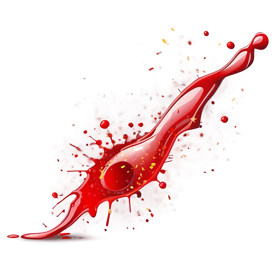 Red Bloody Splatter Clipart Png Sbk PNG image