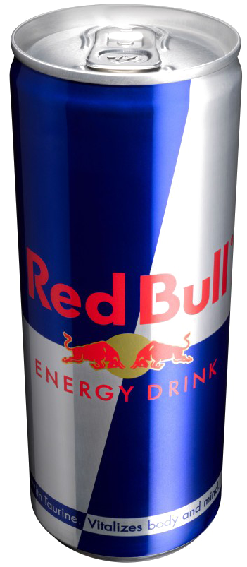 Red Bull Energy Drink Can PNG image