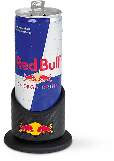 Red Bull Energy Drink Canon Holder PNG image