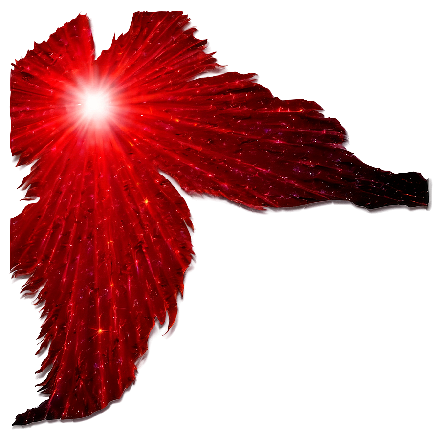 Red Burst Lens Flare Png 06122024 PNG image