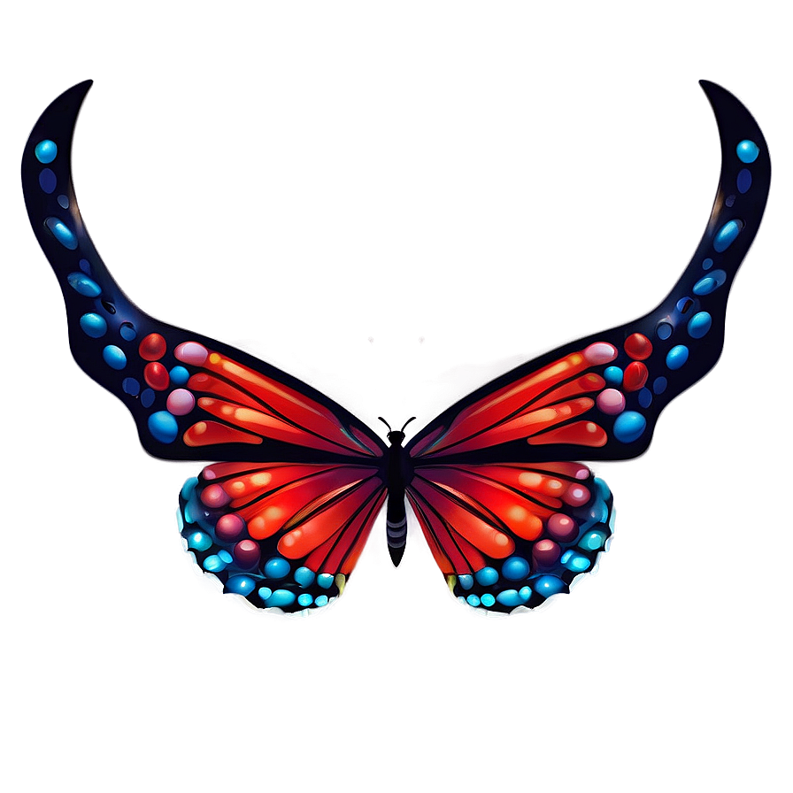 Red Butterfly Icon Png 06122024 PNG image