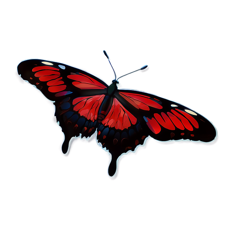 Red Butterfly Icon Png Rhk51 PNG image