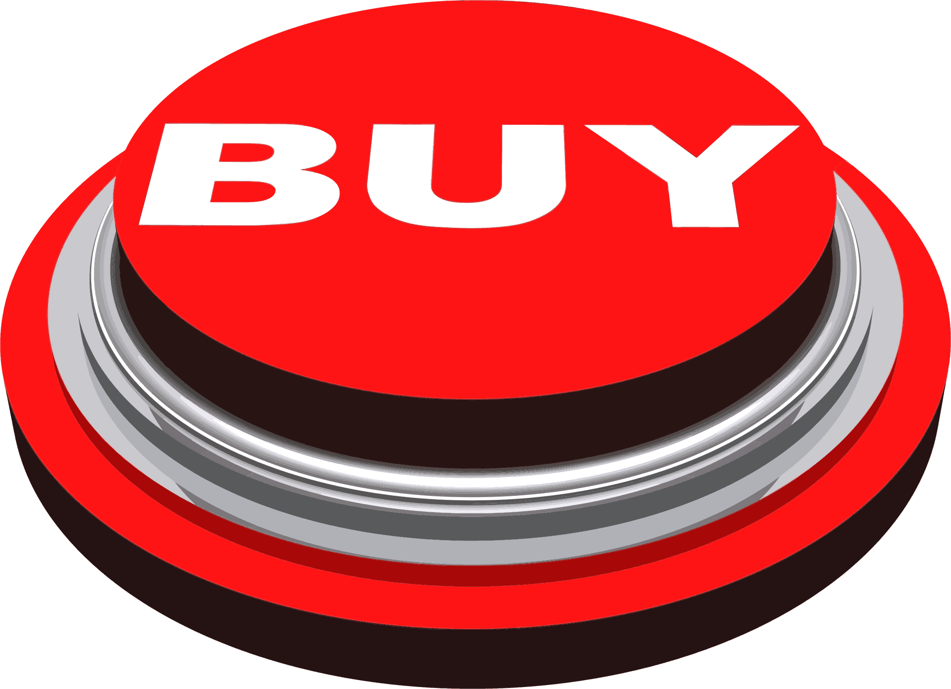 Red Buy Button Graphic PNG image