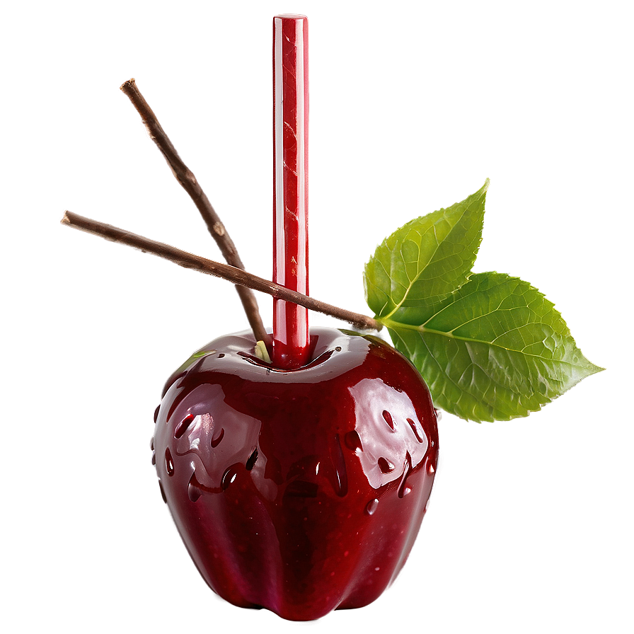 Red Candy Apple Png 06282024 PNG image