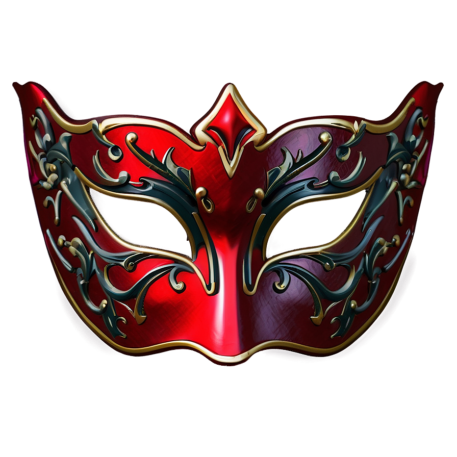 Red Carnival Mask Png Srf PNG image