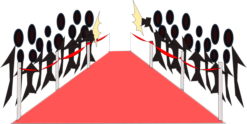 Red Carpet Event Illustration PNG image