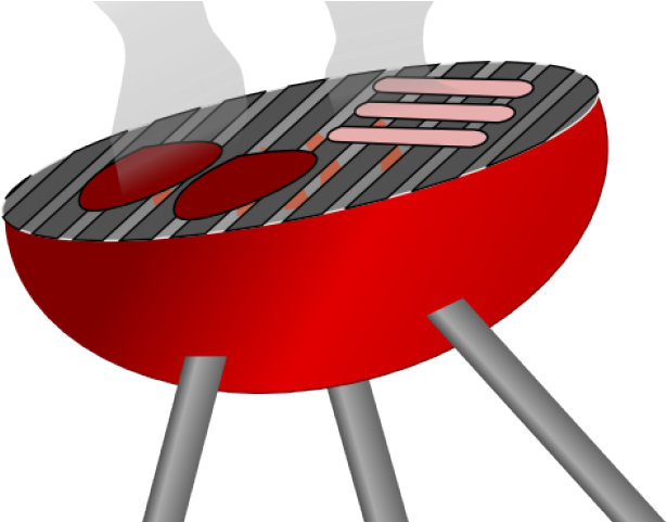 Red Charcoal Grill Cartoon PNG image