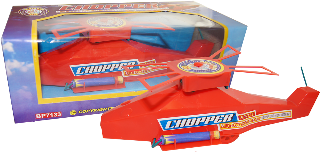 Red Chopper Toyin Packaging PNG image