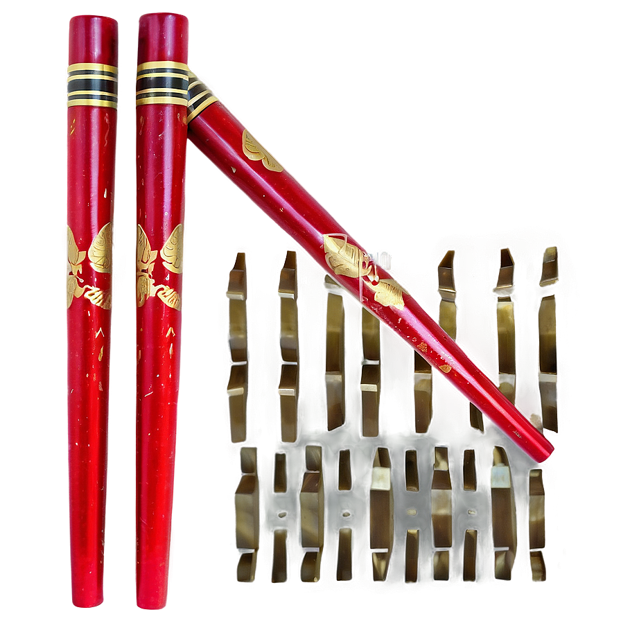 Red Chopsticks Png 50 PNG image