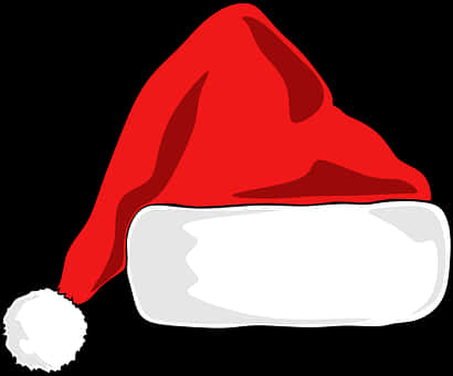 Red Christmas Hat Vector Illustration PNG image