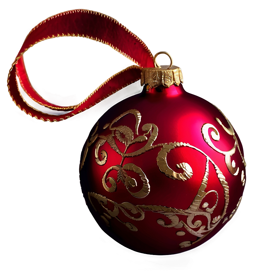 Red Christmas Ornament Png Jyc PNG image