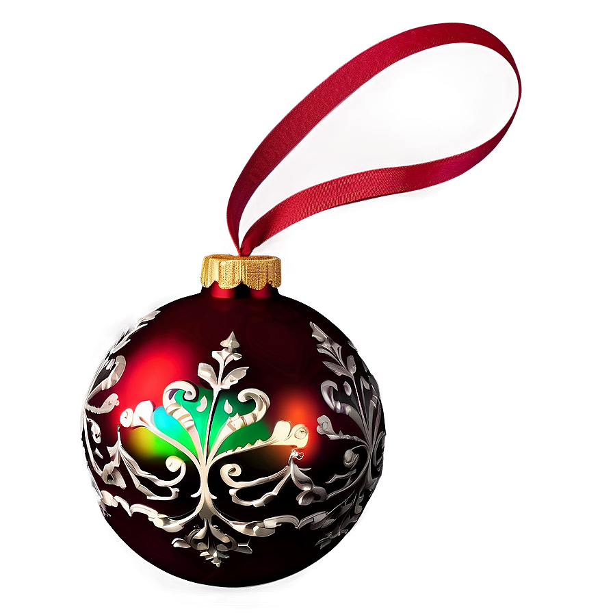 Red Christmas Ornament Png Ool94 PNG image