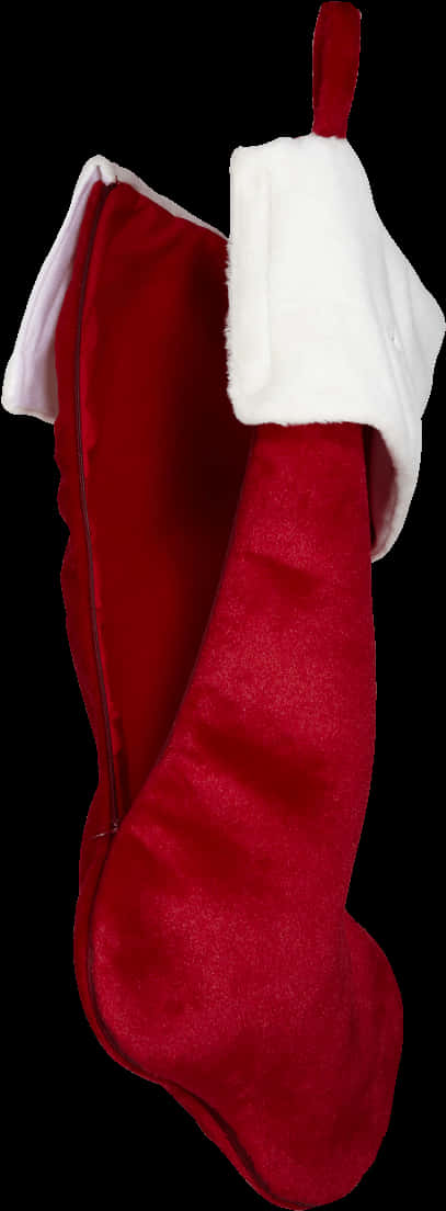 Red Christmas Stocking Isolated PNG image