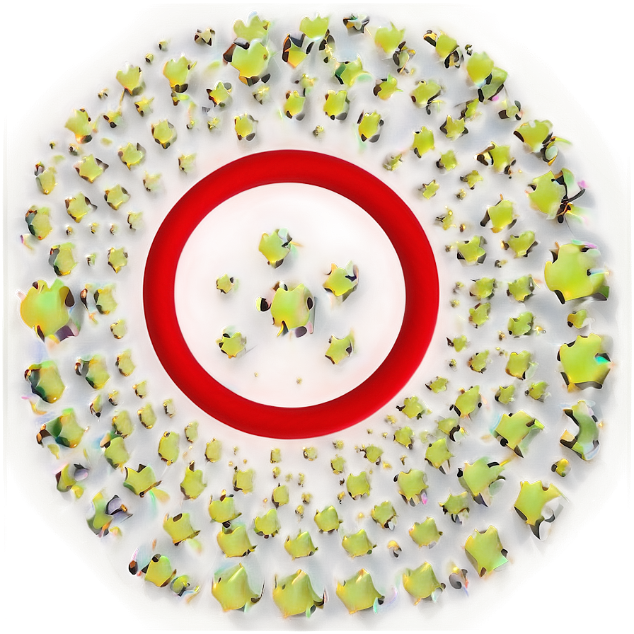 Red Circle D PNG image