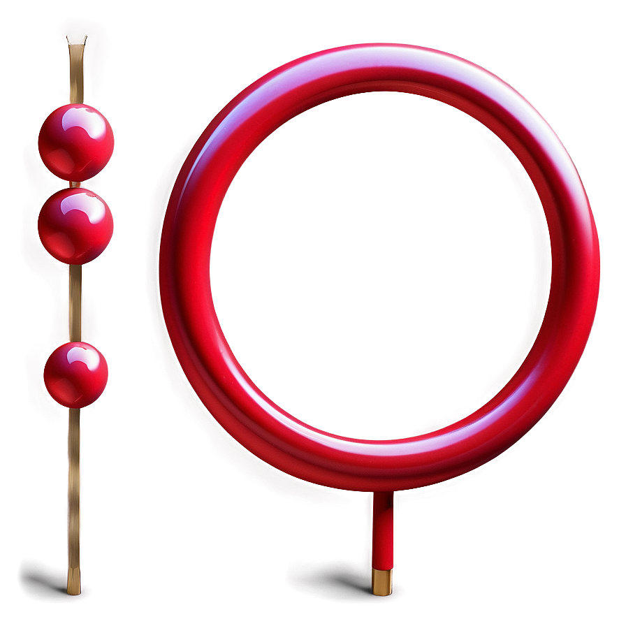 Red Circle Decoration Png 60 PNG image