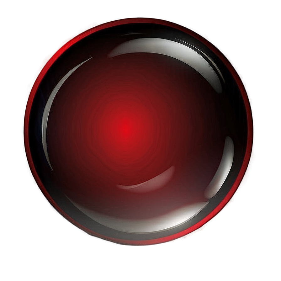 Red Circle With Gloss Effect Png 04302024 PNG image