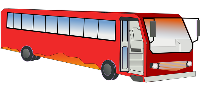 Red City Bus Illustration.jpg PNG image