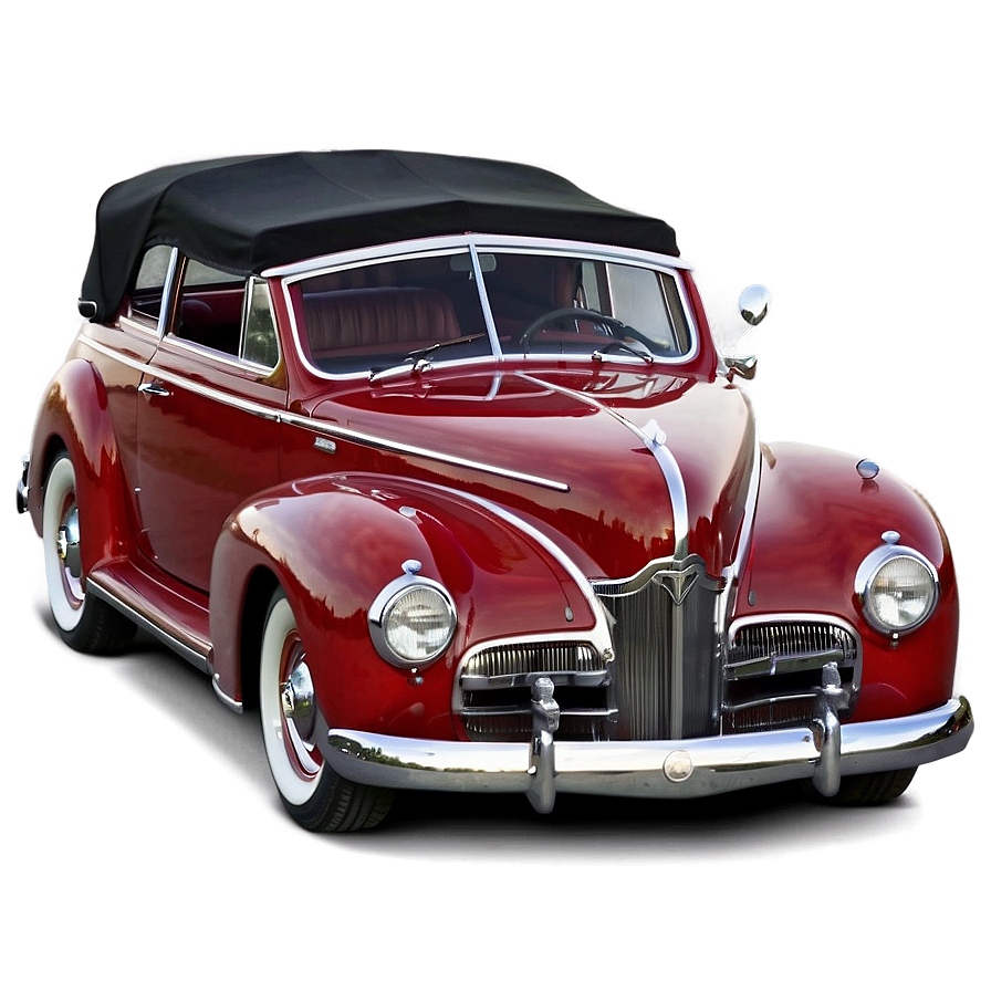 Red Classic Convertible Png Lyr PNG image