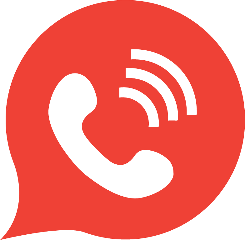 Red Contact Iconwith Phone Symbol PNG image