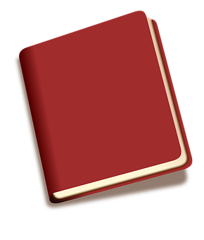 Red Cover Book Icon PNG image