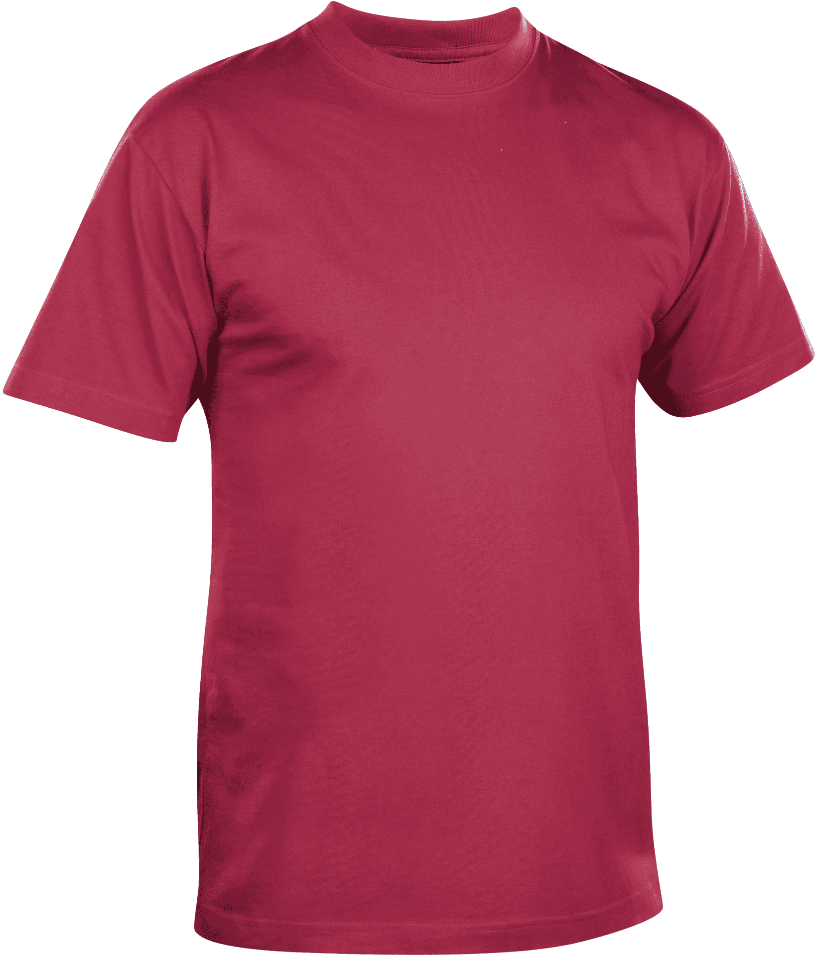 Red Crew Neck T Shirt PNG image
