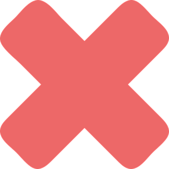 Red Cross Icon Simple PNG image