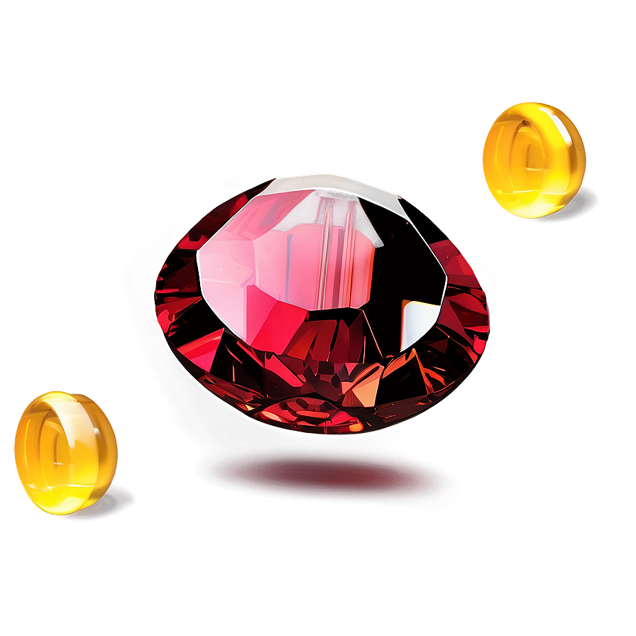 Red Crystal Lamp Png 06242024 PNG image