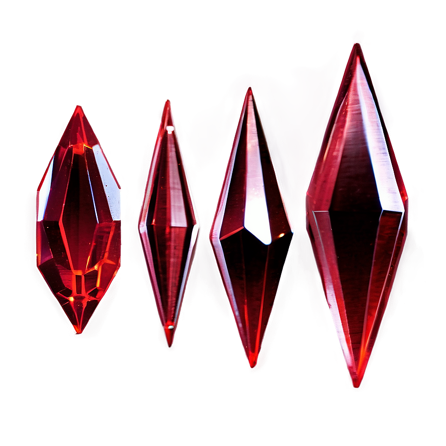 Red Crystal Shard Png Tkn PNG image