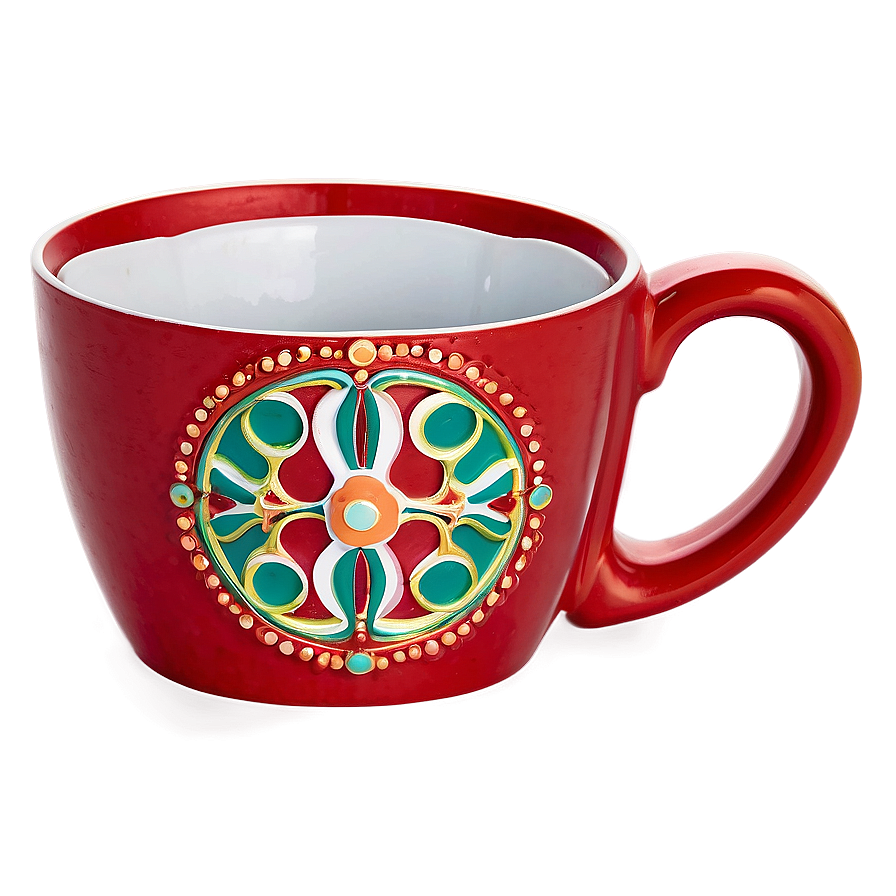 Red Cup With Handle Png 06122024 PNG image