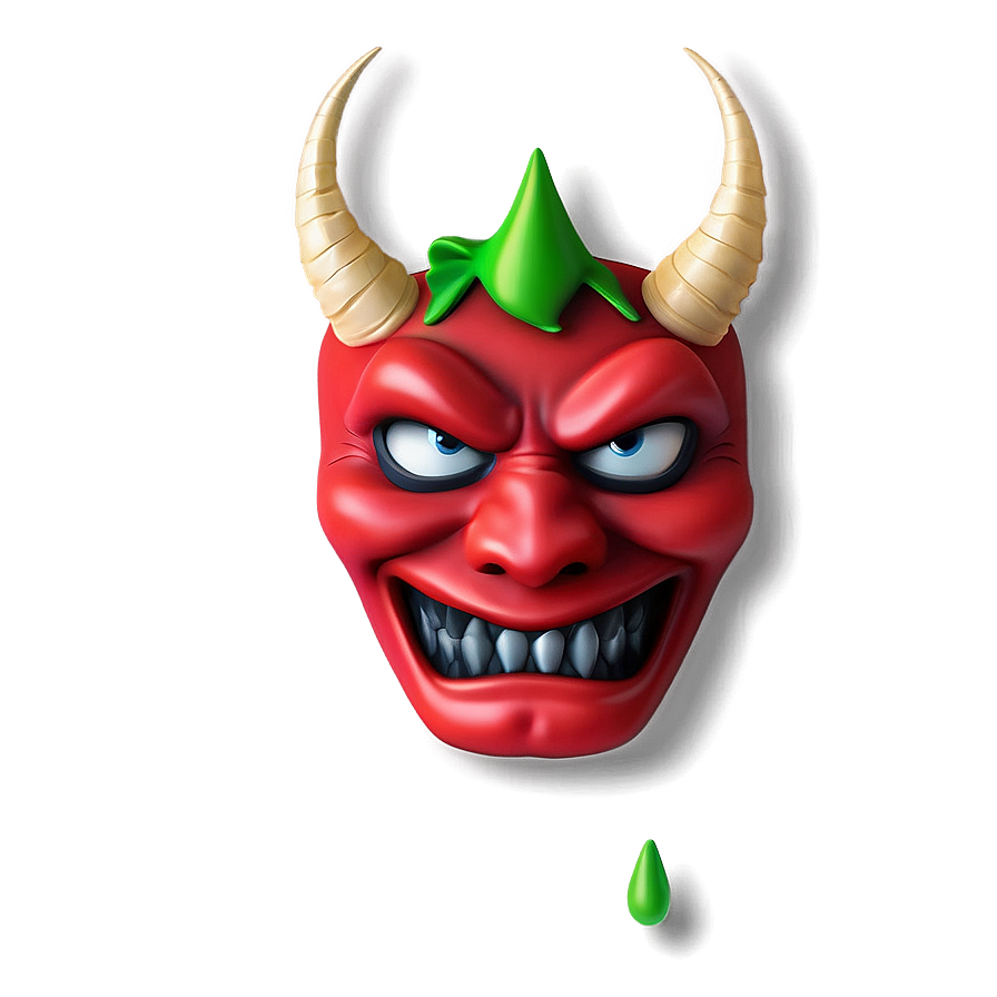 Red Devil Emoji Png 7 PNG image