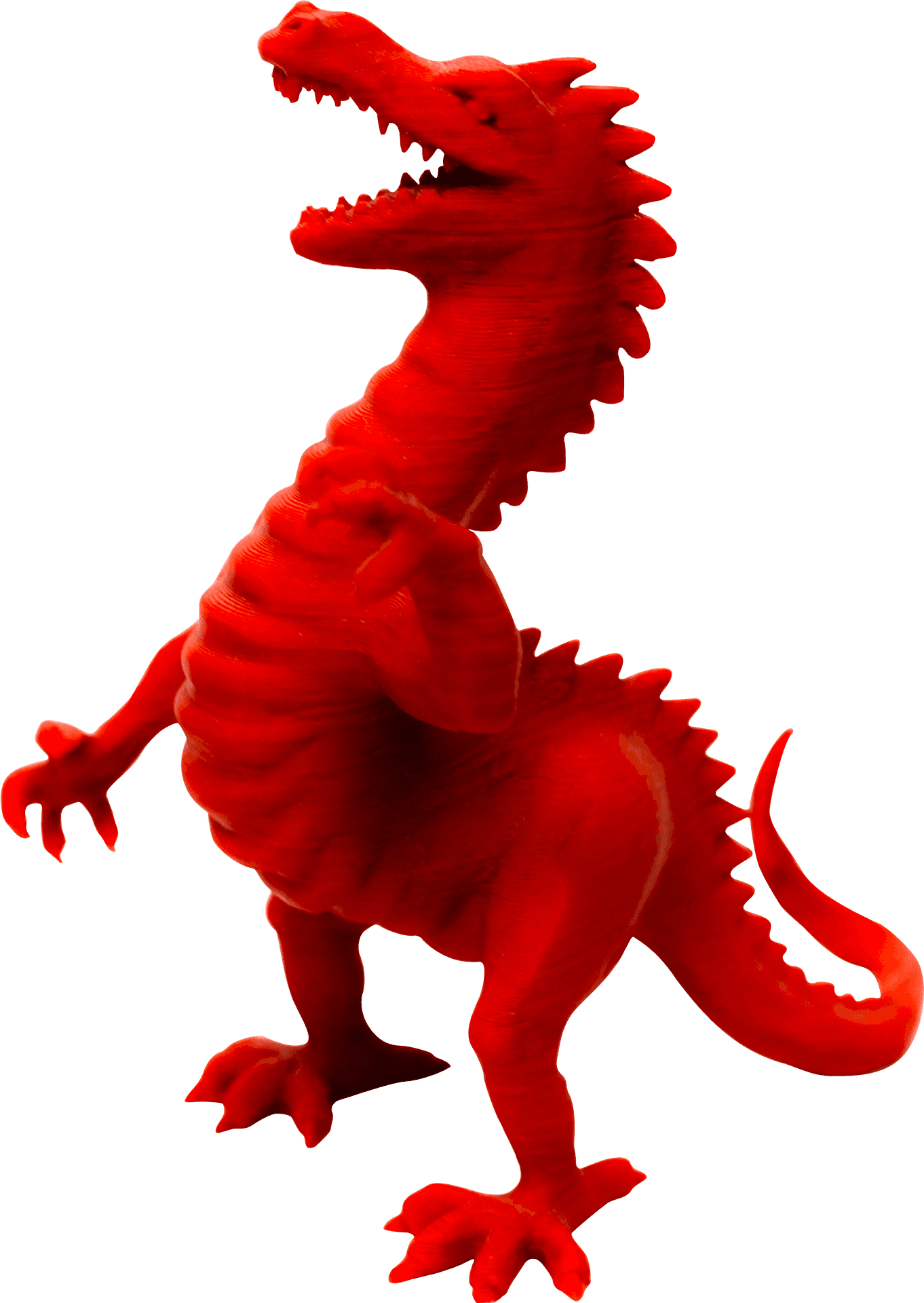Red Dinosaur Model3 D PNG image
