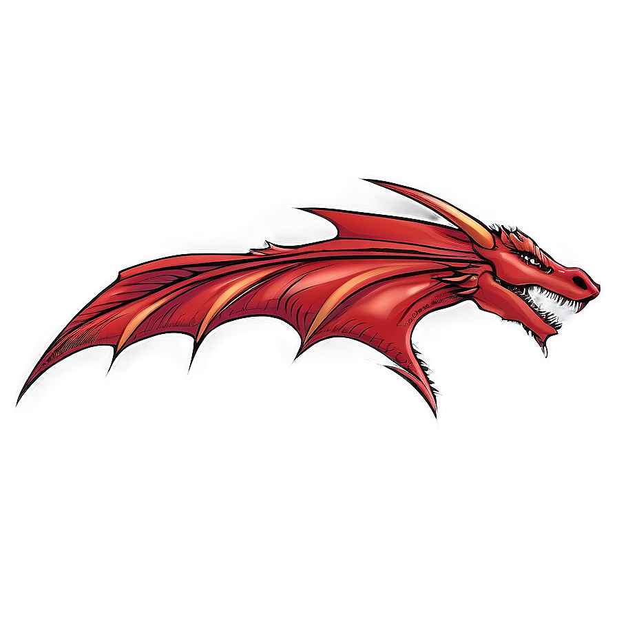 Red Dragon Graphic Png 05032024 PNG image